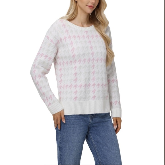 525 Women's Super Soft Crewneck Pullover Chalk Combo Sweater  XL New with Tags - Picture 1 of 12